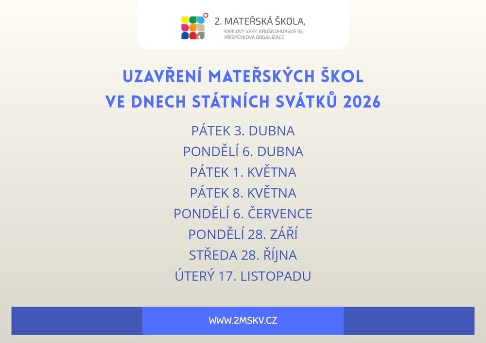 uzavření ve státní svátky 2 mš kv